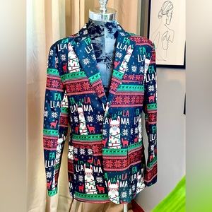 CHRISTMAS BLAZAR WITH TWINKLING LIGHTS